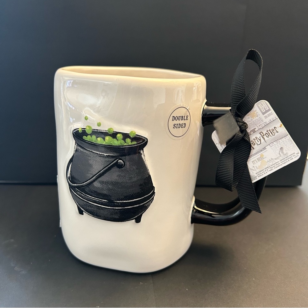Harry Potter “Polyjuice Potion” Cauldron Mug - Black and White- Rae Dunn